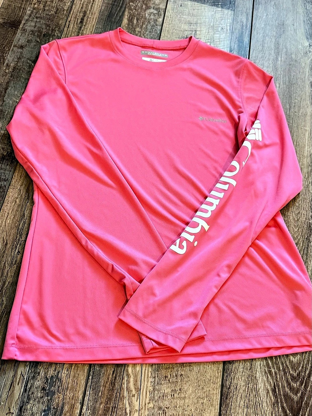 Columbia - Rapid Creek Omni-Shade Long Sleeve Shirt - XS - Coral Pink